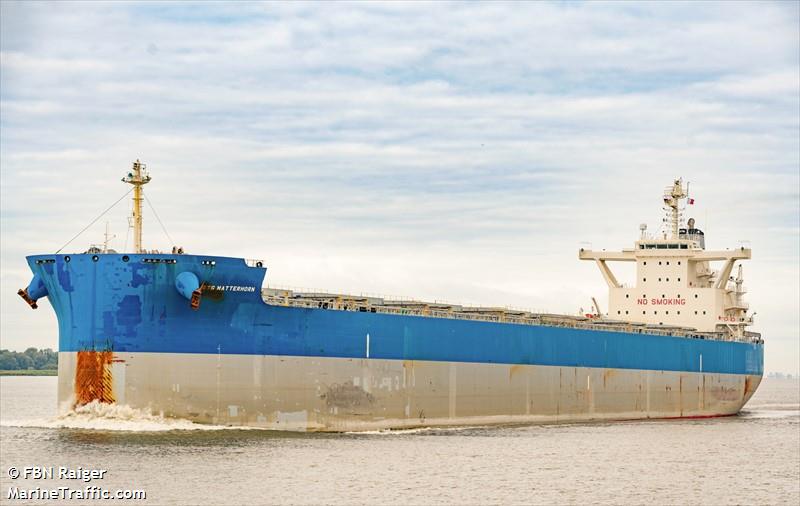 btg matterhorn (Bulk Carrier) - IMO 9731822, MMSI 311000427, Call Sign C6CB7 under the flag of Bahamas