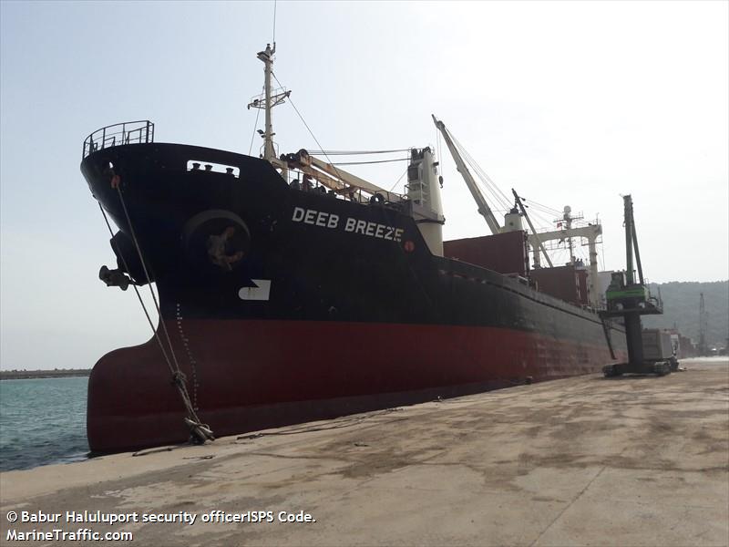 deeb breeze (General Cargo Ship) - IMO 9191577, MMSI 312197000, Call Sign V3WF2 under the flag of Belize