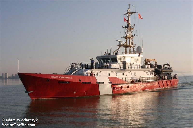 private robertson vc (Patrol Vessel) - IMO 9586033, MMSI 316021592, Call Sign CGJR under the flag of Canada