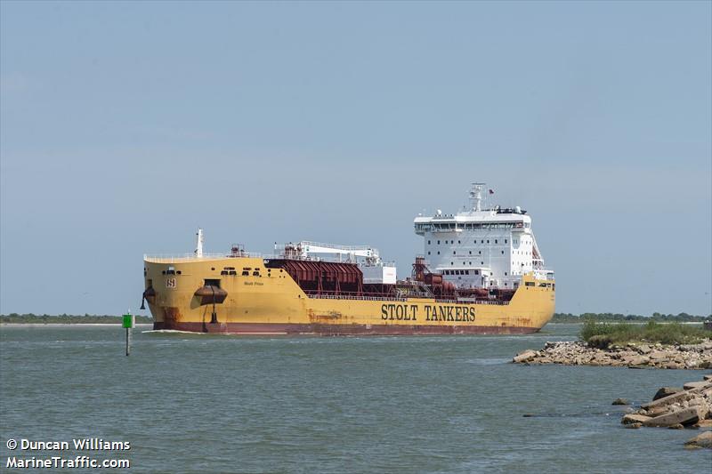 stolt pride (Chemical/Oil Products Tanker) - IMO 9680073, MMSI 319093800, Call Sign ZGEX9 under the flag of Cayman Islands