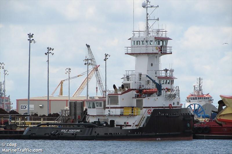 gulf venture (Pusher Tug) - IMO , MMSI 338304000, Call Sign WDK7433 under the flag of USA