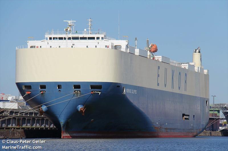 morning calypso (Vehicles Carrier) - IMO 9638460, MMSI 351628000, Call Sign 3FIK5 under the flag of Panama