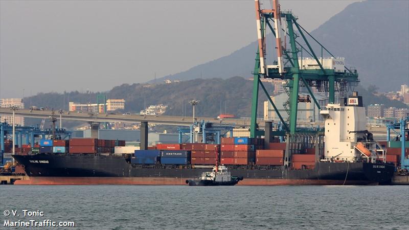 easline qingdao (Container Ship) - IMO 9221059, MMSI 352578000, Call Sign 3FUA2 under the flag of Panama