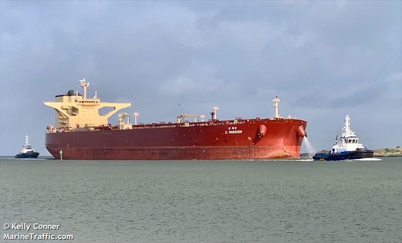 c.passion (Crude Oil Tanker) - IMO 9643271, MMSI 355313000, Call Sign 3FZJ under the flag of Panama