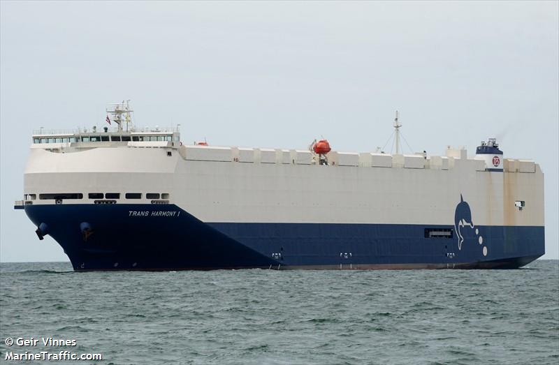 trans harmony 1 (Vehicles Carrier) - IMO 9788849, MMSI 355974000, Call Sign 3FMB6 under the flag of Panama