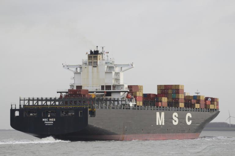 msc ines (Container Ship) - IMO 9305714, MMSI 356112000, Call Sign 3EFZ3 under the flag of Panama