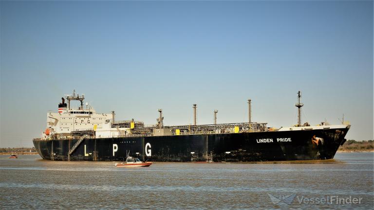 linden pride (LPG Tanker) - IMO 9206396, MMSI 356677000, Call Sign H3VP under the flag of Panama