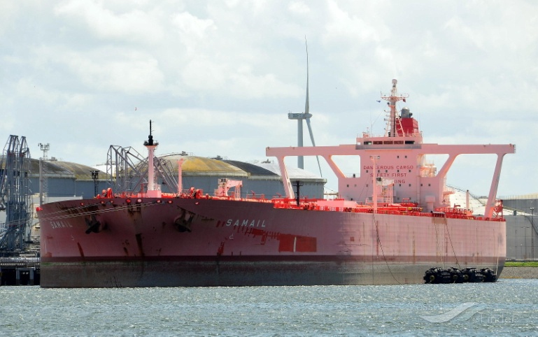 samail (Crude Oil Tanker) - IMO 9503237, MMSI 357867000, Call Sign HOJV under the flag of Panama