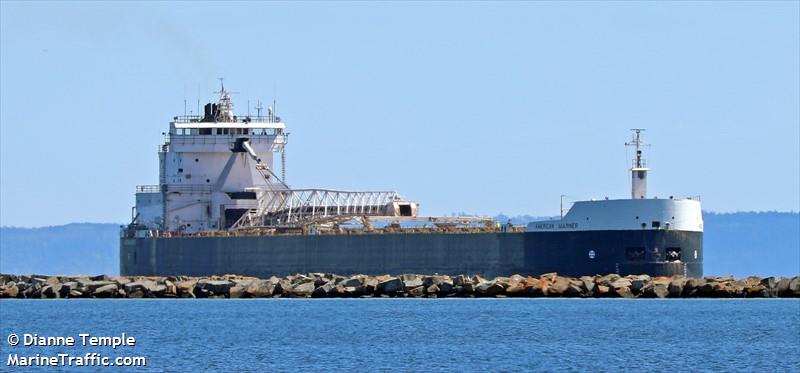 american mariner (Self Discharging Bulk Carrier) - IMO 7812567, MMSI 366938710, Call Sign WQZ7791 under the flag of United States (USA)