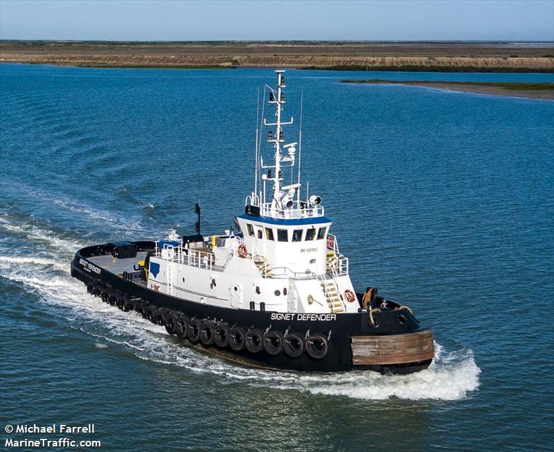 signet defender (Tug) - IMO 9201982, MMSI 367491760, Call Sign WDF8136 under the flag of United States (USA)