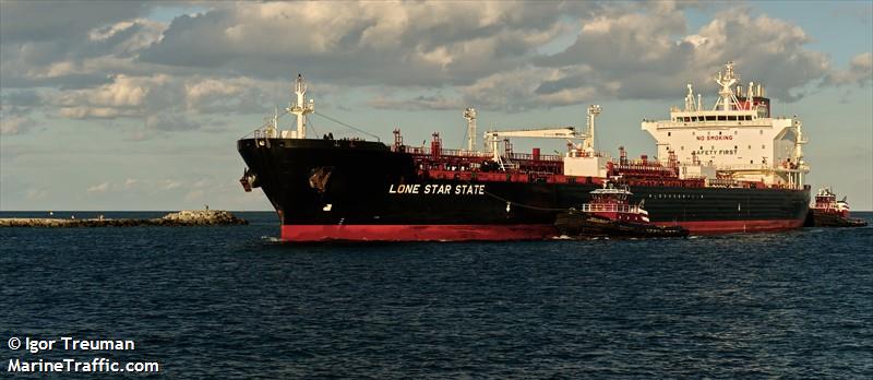 lonestar state (Chemical/Oil Products Tanker) - IMO 9697985, MMSI 367633000, Call Sign WLSY under the flag of United States (USA)
