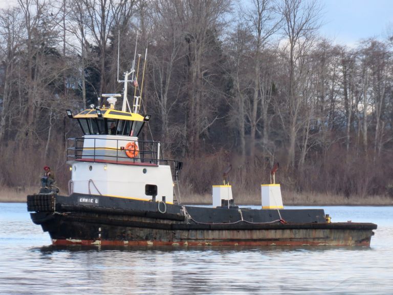 ernie g (Tug) - IMO , MMSI 368063170, Call Sign WDK5262 under the flag of United States (USA)