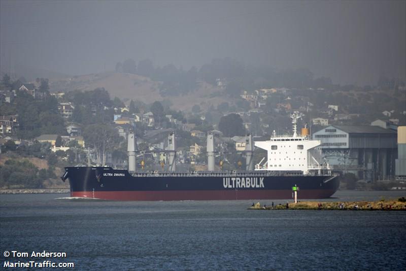 ultra dwarka (Bulk Carrier) - IMO 9615157, MMSI 373403000, Call Sign 3EXP4 under the flag of Panama