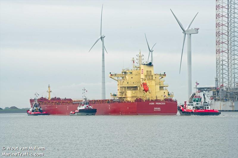 agri princess (Bulk Carrier) - IMO 9718985, MMSI 374964000, Call Sign 3FJV5 under the flag of Panama