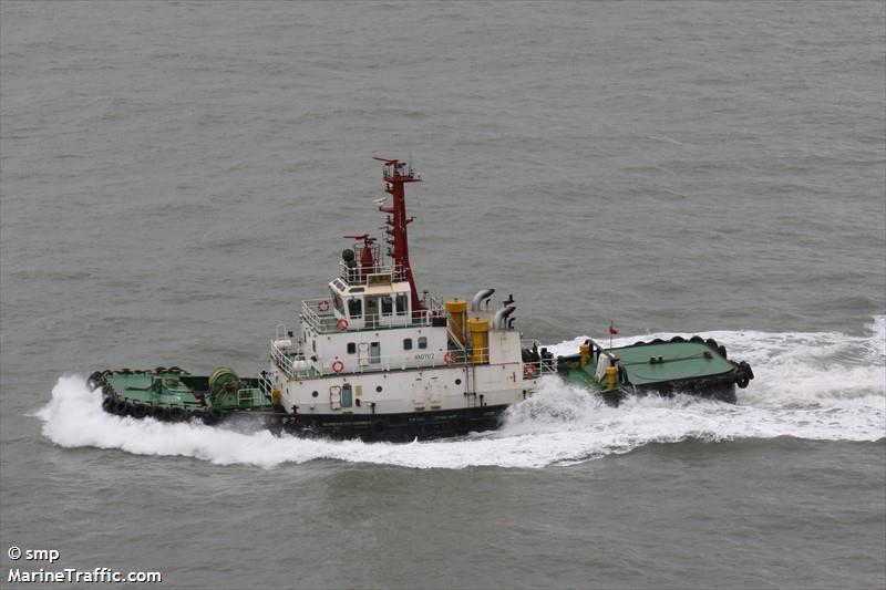 hao yu 2 (Tug) - IMO 9682021, MMSI 413453930, Call Sign BKTI6 under the flag of China