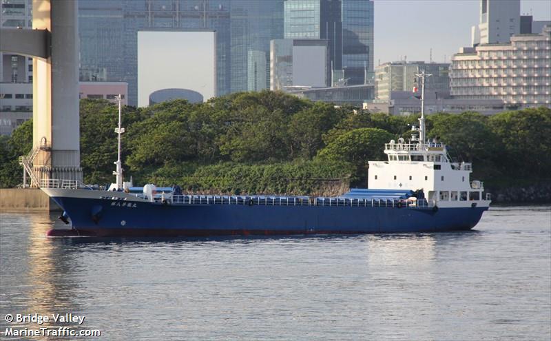 shoryu maru no.8 (General Cargo Ship) - IMO 9805025, MMSI 431008614, Call Sign JD4109 under the flag of Japan