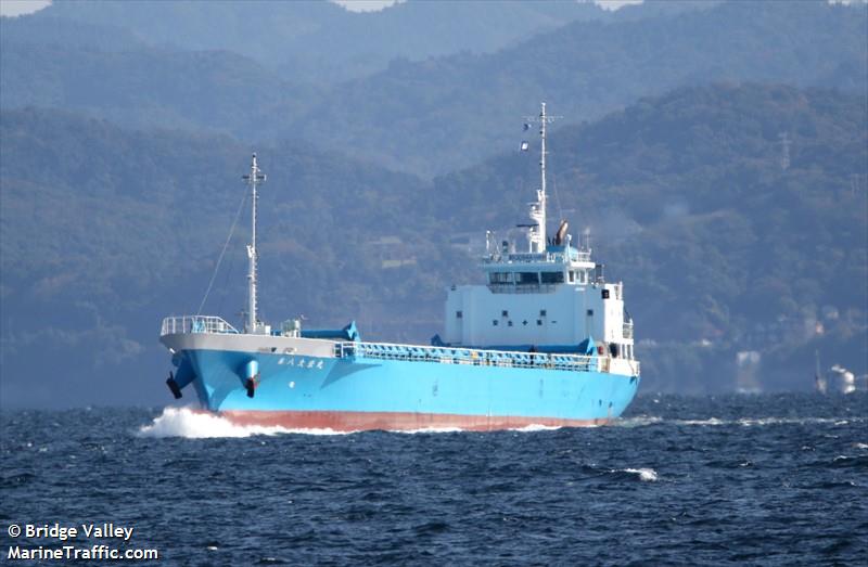 daieimaru no.8 (Cargo ship) - IMO , MMSI 431013097, Call Sign JD4582 under the flag of Japan