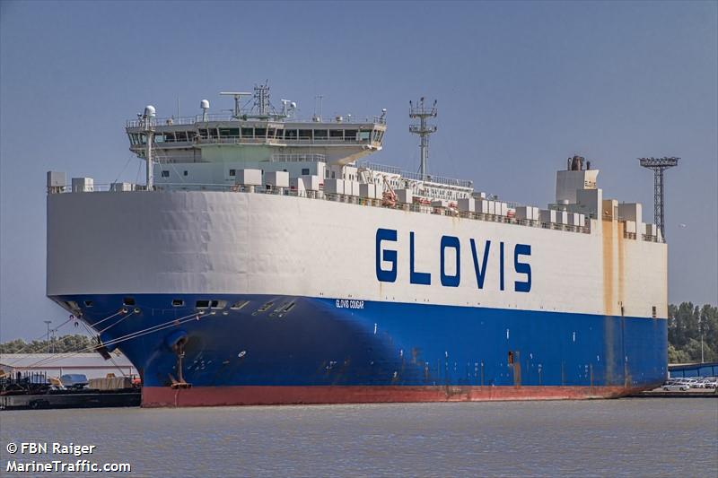 glovis cougar (Vehicles Carrier) - IMO 9451898, MMSI 441302000, Call Sign D7CG under the flag of Korea