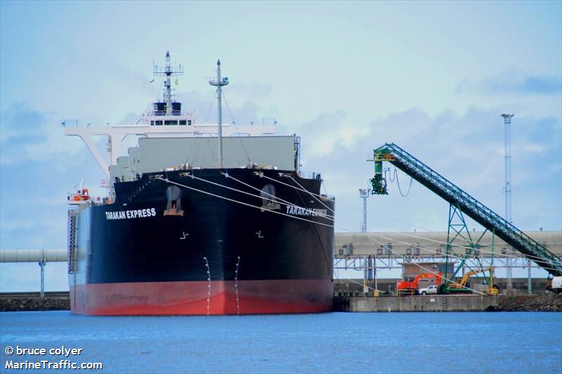 tarakan express (Wood Chips Carrier) - IMO 9539999, MMSI 477030900, Call Sign VRMC6 under the flag of Hong Kong