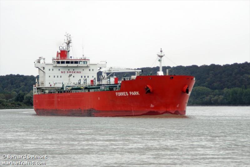 forres park (Chemical/Oil Products Tanker) - IMO 9380532, MMSI 477185900, Call Sign VREU9 under the flag of Hong Kong