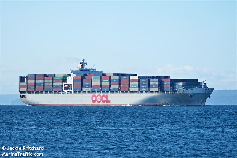 oocl new york (Container Ship) - IMO 9198109, MMSI 477274700, Call Sign VRJS2 under the flag of Hong Kong