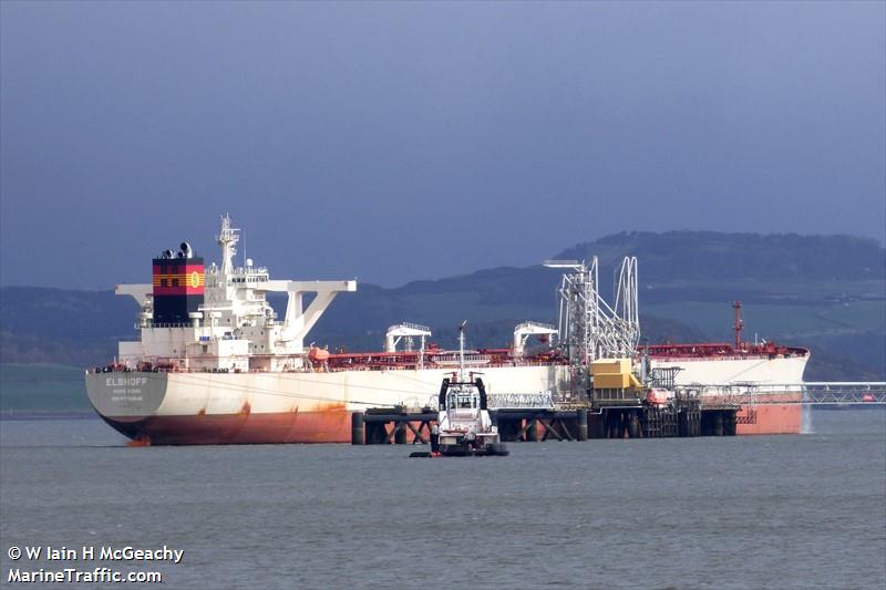 elbhoff (Crude Oil Tanker) - IMO 9770646, MMSI 477584500, Call Sign VRPX3 under the flag of Hong Kong