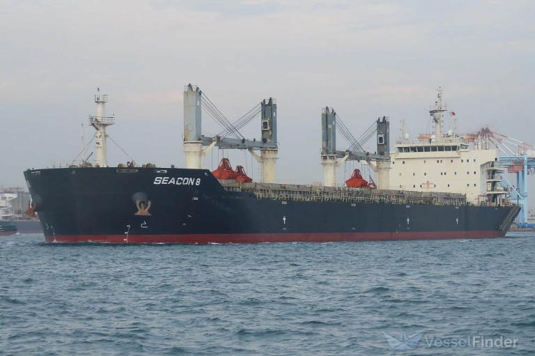 seacon 8 (Bulk Carrier) - IMO 9433107, MMSI 477615400, Call Sign VRTM5 under the flag of Hong Kong