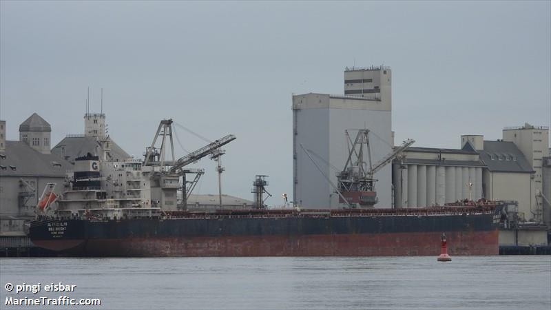 bbg bright (Bulk Carrier) - IMO 9598177, MMSI 477638900, Call Sign VRLC5 under the flag of Hong Kong