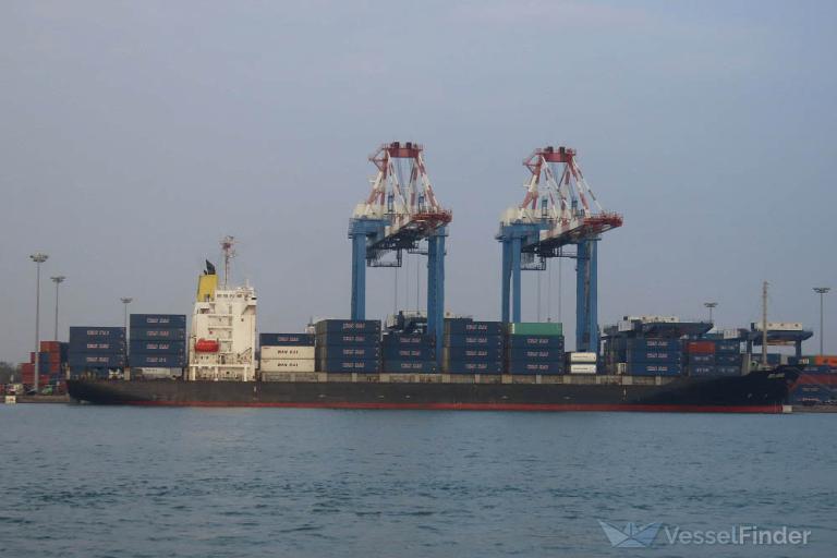 belawan (Container Ship) - IMO 9412828, MMSI 477883500, Call Sign VRCX3 under the flag of Hong Kong
