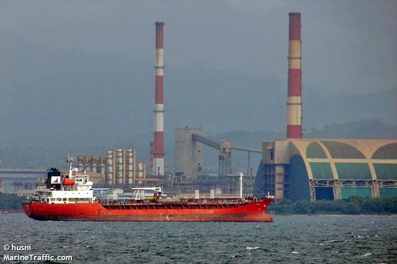 arin 8 (Chemical/Oil Products Tanker) - IMO 9209001, MMSI 525007247, Call Sign JZAR under the flag of Indonesia