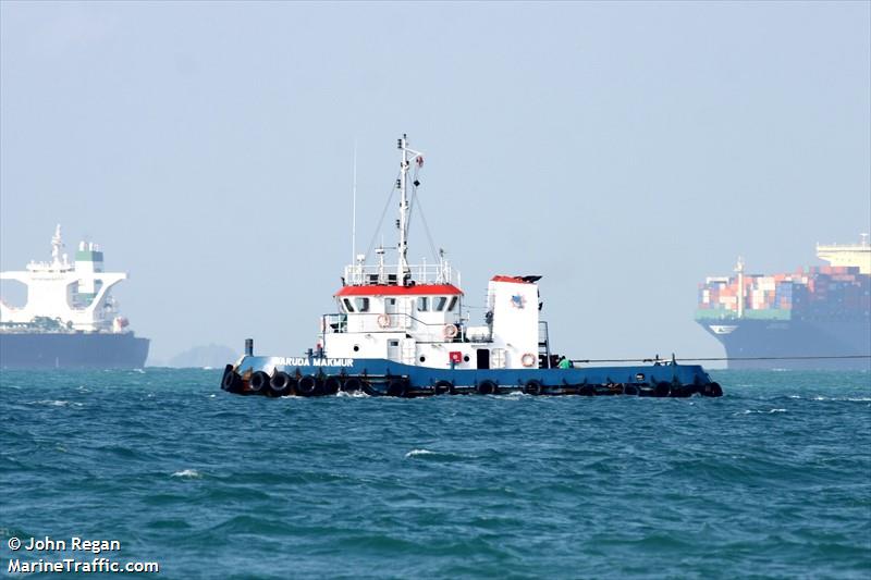 garuda makmur (Tug) - IMO 9627784, MMSI 525021165, Call Sign YDA3282 under the flag of Indonesia