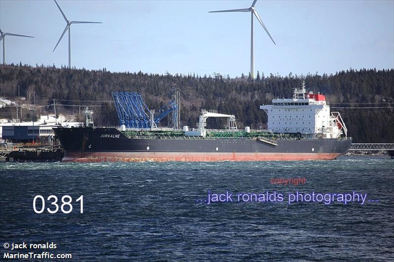 jurkalne (Chemical/Oil Products Tanker) - IMO 9323326, MMSI 538002667, Call Sign V7KR7 under the flag of Marshall Islands