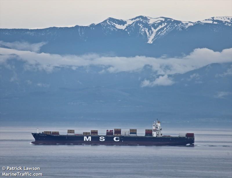 s santiago (Container Ship) - IMO 9302566, MMSI 538002953, Call Sign V7NF7 under the flag of Marshall Islands