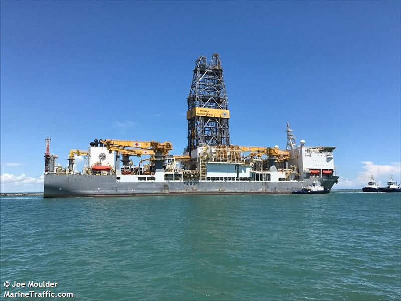 valaris renaissance (Drilling Ship) - IMO 9630066, MMSI 538004643, Call Sign V7YE7 under the flag of Marshall Islands