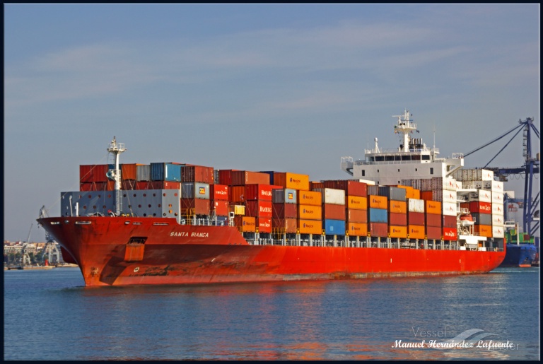 delos wave (Container Ship) - IMO 9341110, MMSI 538006257, Call Sign V7LC6 under the flag of Marshall Islands