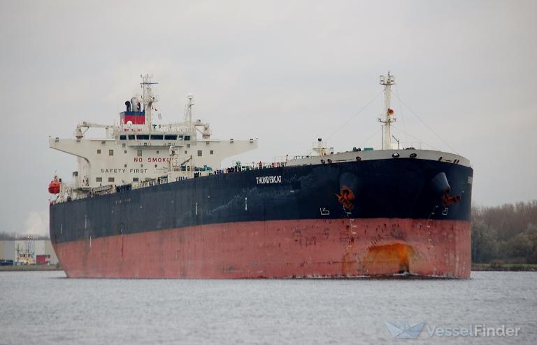 thundercat (Crude Oil Tanker) - IMO 9388730, MMSI 538009108, Call Sign V7A4328 under the flag of Marshall Islands