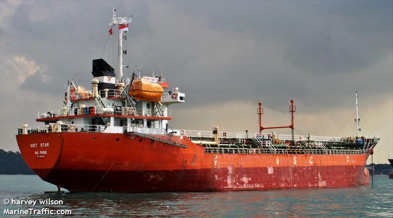 viet star (Chemical/Oil Products Tanker) - IMO 9599743, MMSI 574002040, Call Sign 3WKX9 under the flag of Vietnam
