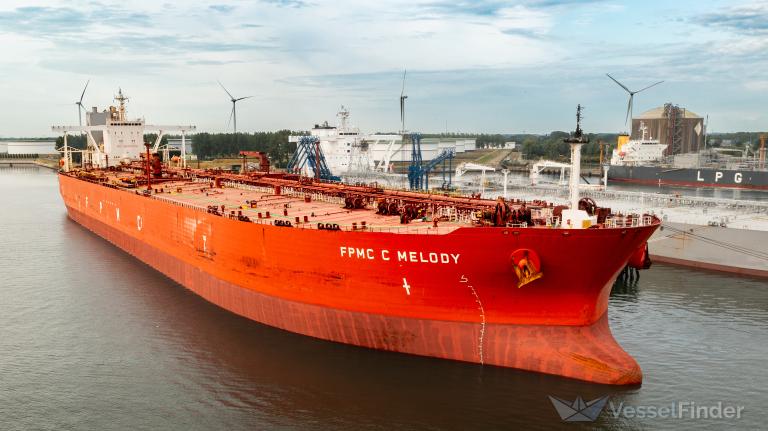 fpmc c melody (Crude Oil Tanker) - IMO 9406178, MMSI 636014910, Call Sign A8XJ6 under the flag of Liberia
