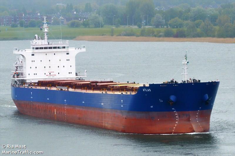 atlas (Bulk Carrier) - IMO 9642368, MMSI 636015791, Call Sign D5CW2 under the flag of Liberia