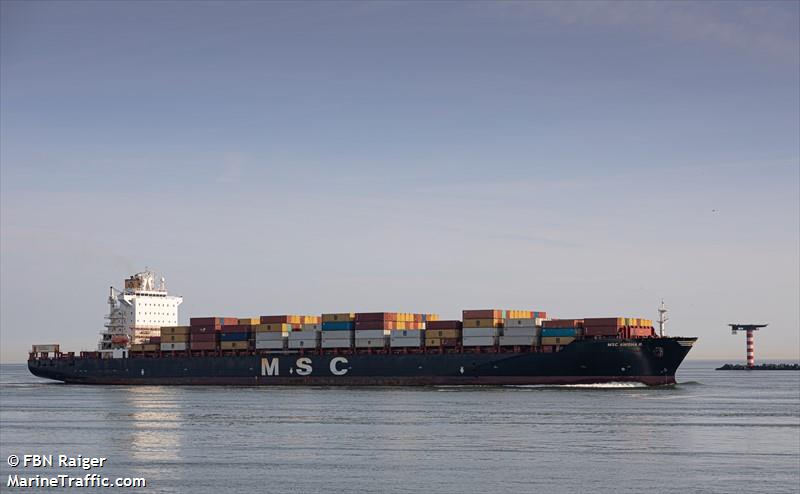 msc anisha r. (Container Ship) - IMO 9227297, MMSI 636016434, Call Sign D5GE3 under the flag of Liberia