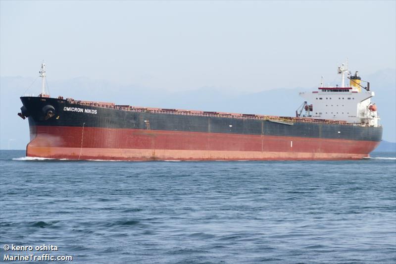 omicron nikos (Bulk Carrier) - IMO 9268980, MMSI 636016680, Call Sign D5HG6 under the flag of Liberia