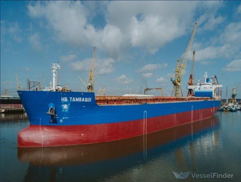 hb tambaqui (Bulk Carrier) - IMO 9555785, MMSI 710012230, Call Sign PQ6909 under the flag of Brazil