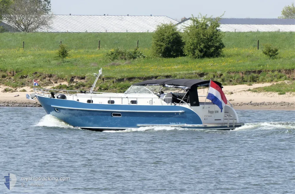 happy one (Pleasure craft) - IMO , MMSI 244749072, Call Sign PH7027 under the flag of Netherlands