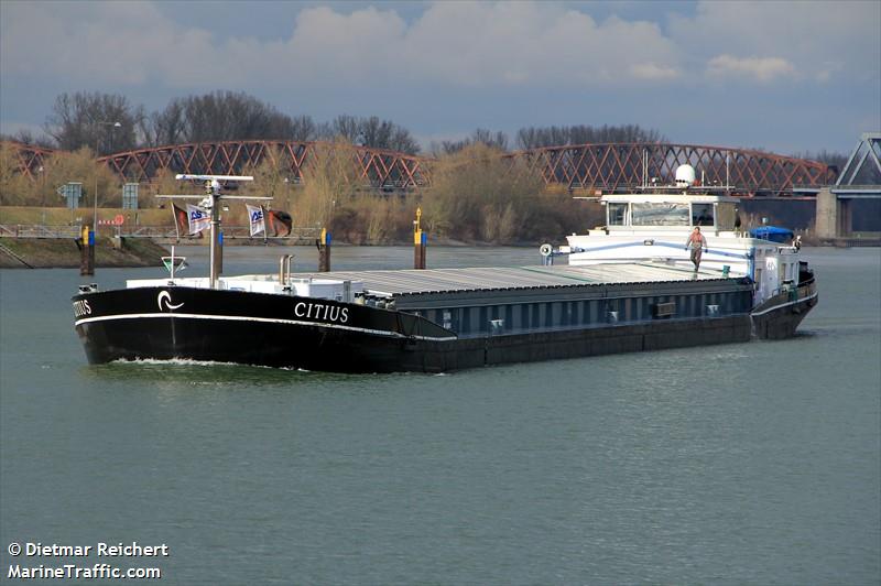 citius (Cargo ship) - IMO , MMSI 205514890, Call Sign OT5148 under the flag of Belgium