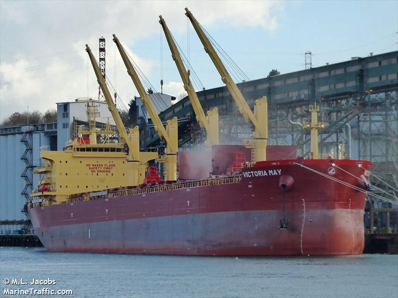 victoria may (Bulk Carrier) - IMO 9730220, MMSI 210091000, Call Sign 5BJK4 under the flag of Cyprus