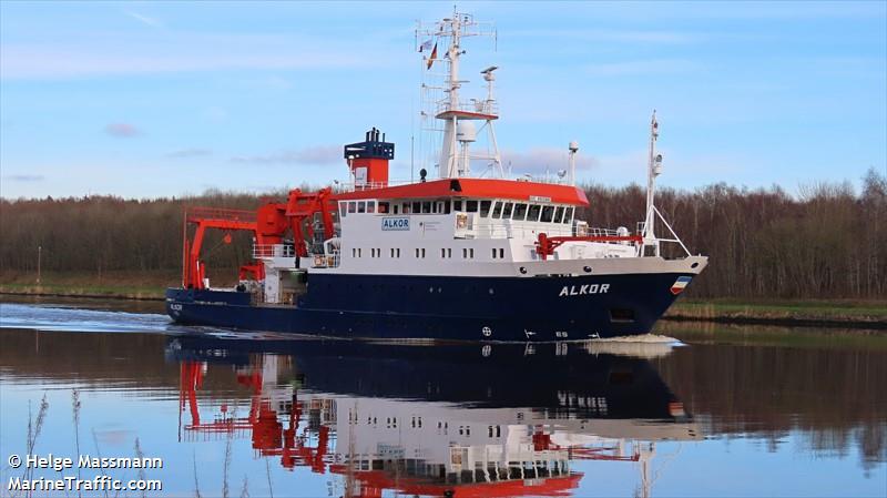 alkor (Research Vessel) - IMO 8905880, MMSI 211216570, Call Sign DBND under the flag of Germany