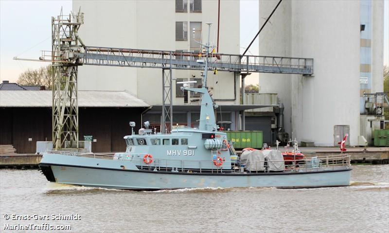 mhv 901 enoe (Military ops) - IMO , MMSI 219000155, Call Sign OVLA under the flag of Denmark