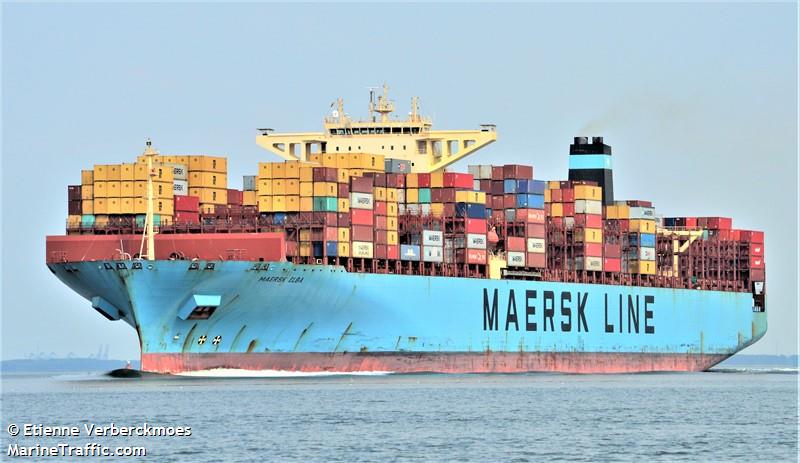 maersk elba (Container Ship) - IMO 9458078, MMSI 219198000, Call Sign OYHL2 under the flag of Denmark