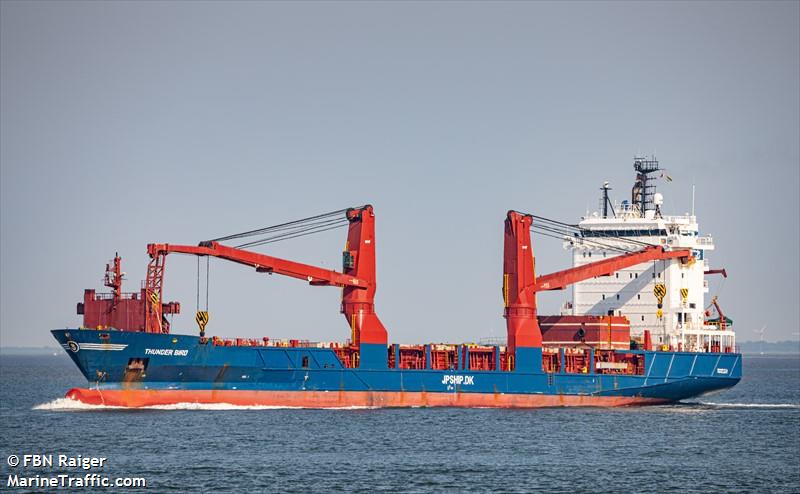 thunder bird (General Cargo Ship) - IMO 9318943, MMSI 219696000, Call Sign OWDG2 under the flag of Denmark
