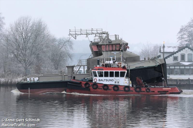 baltsund (Tug) - IMO 9136307, MMSI 220466000, Call Sign OVUU2 under the flag of Denmark